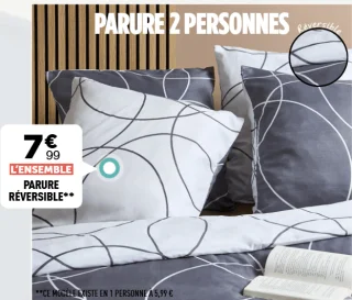 Parure réversible 2 personnes