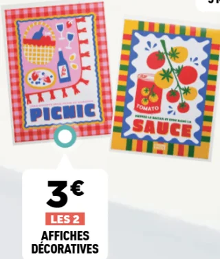 AFFICHES DÉCORATIVES