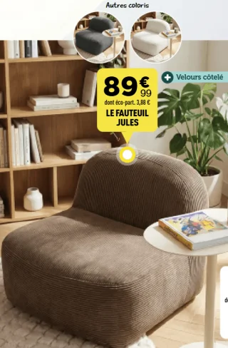 Le fauteuil Jules