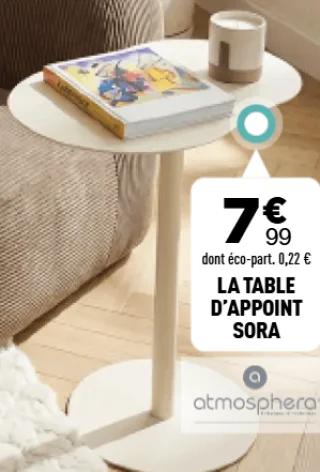 La table d'appoint Sora
