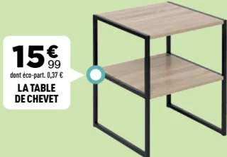 LA TABLE DE CHEVET