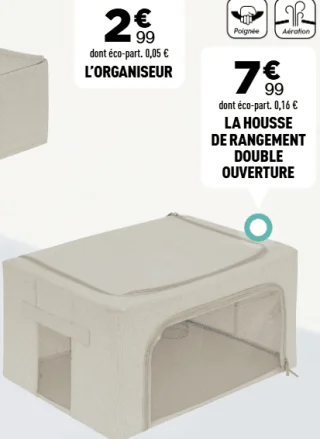 La housse de rangement double ouverture Gamme DRESSY 5five