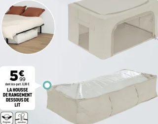 La housse de rangement dessous de lit Gamme DRESSY 5five