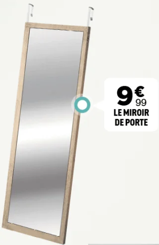 Le miroir de porte