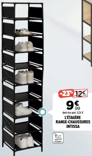 L'étagère range-chaussures INTISSA