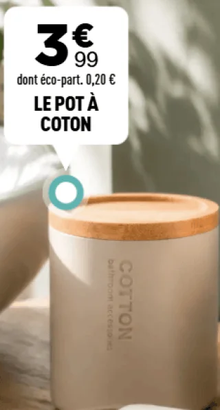 Le pot à coton Gamme TIMELESS