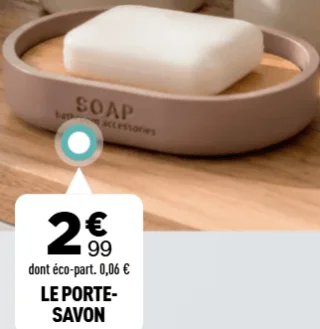 Le porte-savon Gamme TIMELESS