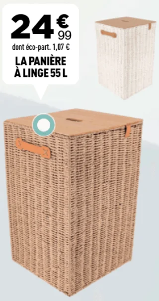 La panière à linge 55 L