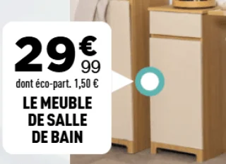 Le meuble de salle de bain - Gamme Rivoli