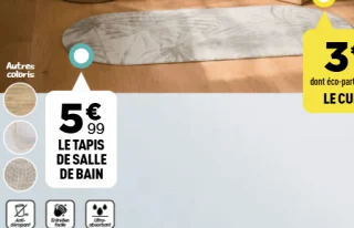 Le Tapis de salle de bain