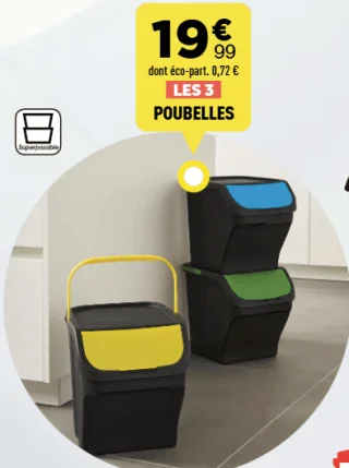 Les 3 poubelles