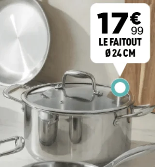 Le faitout Sitram Ø 24 cm