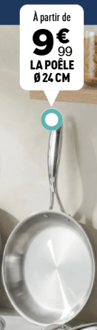 La poêle Sitram Ø 24 cm