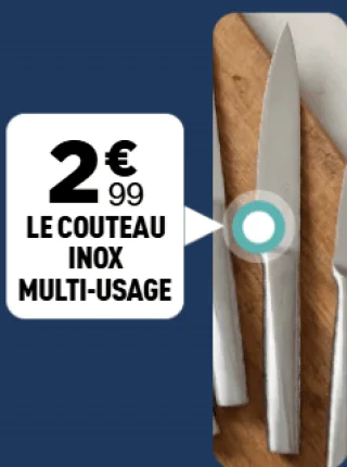 Couteau inox multi-usage Sitram