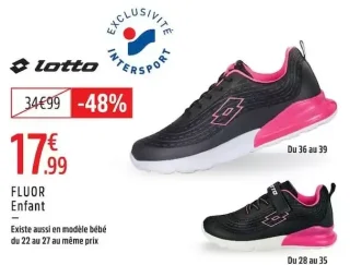 Chaussures Lotto FLUOR Enfant