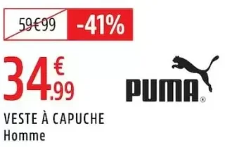 Veste à capuche Homme Puma