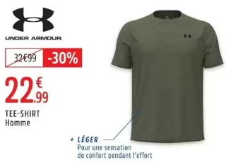 TEE-SHIRT Homme UNDER ARMOUR