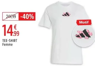 Tee-shirt femme Adidas