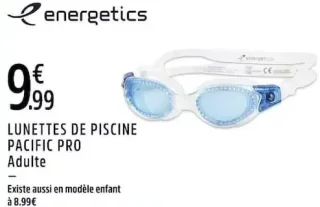 Lunettes de piscine Pacific Pro Adulte energetics