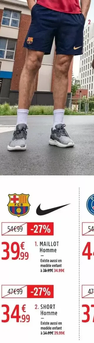 Short Homme FC Barcelone Nike