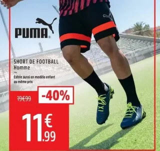 Short de football Homme Puma