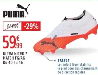 Puma Ultra Nitro 7 Match FG/AG chaussures de football (Du 40 au 46)