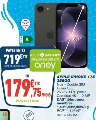 Apple iPhone 15 128Go