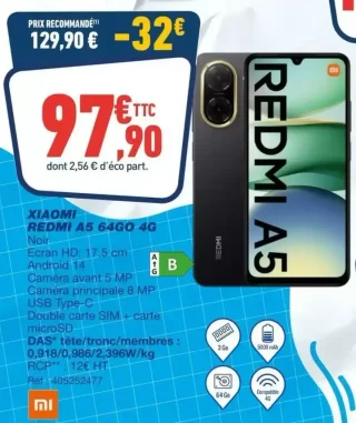 Xiaomi Redmi A3 64Go 4G