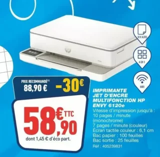 Imprimante jet d'encre multifonction HP Envy 6120e