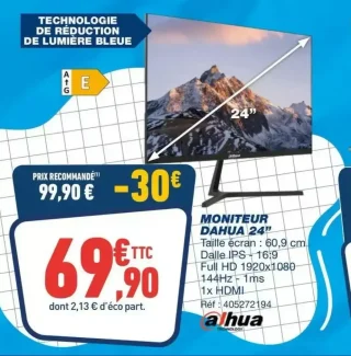 Moniteur Dahua 24"