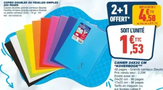 Cahier 24x32 cm Koverbook Clairefontaine
