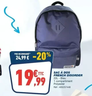 Sac à dos French Disorder 22L - Bleu