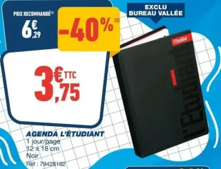 AGENDA L'ÉTUDIANT 1 jour/page
