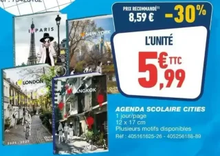 AGENDA SCOLAIRE CITIES Quo Vadis