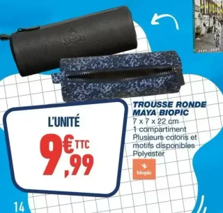 TROUSSE RONDE MAYA BIOPIC