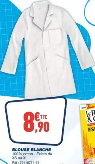Blouse Blanche 100% coton