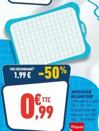 Ardoise blanche Maped
