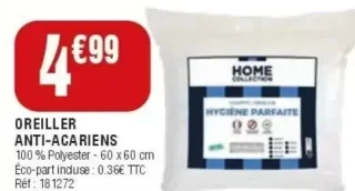 Oreiller anti-acariens Home Collection