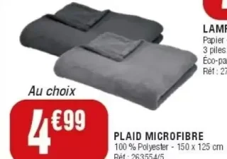 Plaid microfibre Kokoon