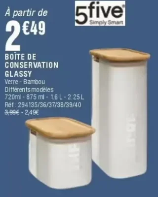 Boîte de conservation Glassy