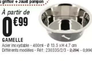 GAMELLE Spot & Flash