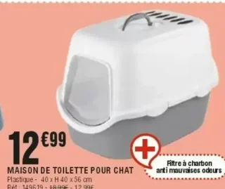 MAISON DE TOILETTE POUR CHAT