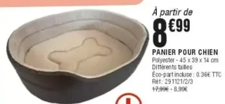 PANIER POUR CHIEN Spot & Flash
