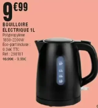 Bouilloire électrique 1L