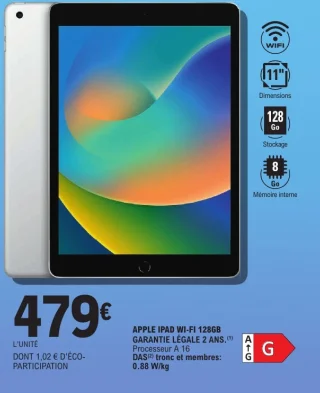 Apple iPad Wi-Fi 128GB