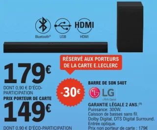 BARRE DE SON S40T LG