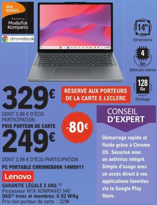Lenovo PC PORTABLE CHROMEBOOK 14M8911