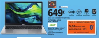 Acer PC Portable Aspire AG15-42P-R40H