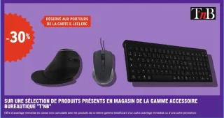 Sélection de produits de la gamme accessoire bureautique T'nB