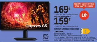 Moniteur Gaming Samsung Odyssey G5 LS27FG506EUXEN 27"